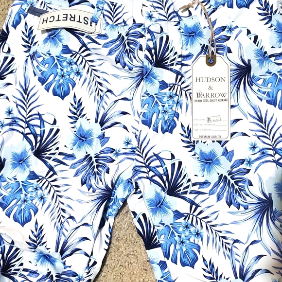 Hudson and Barrow Mens Shorts - Picture 1 of 6